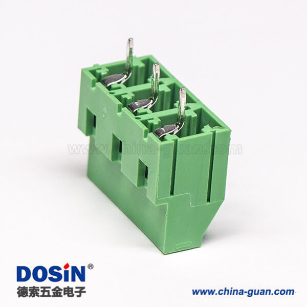 螺釘式多級(jí)接線端子3芯直式穿孔式接PCB板綠色 螺釘式多級(jí)接線端子3芯直式穿孔式接PCB板綠色