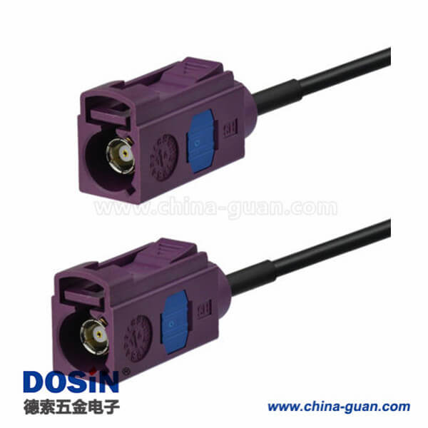 Fakra-D型接口車載4G LTE 3G UMTS GSM母轉(zhuǎn)母直式連接器延長線1米 Fakra-D型接口車載4G LTE 3G UMTS GSM母轉(zhuǎn)母直式連接器延長線1米