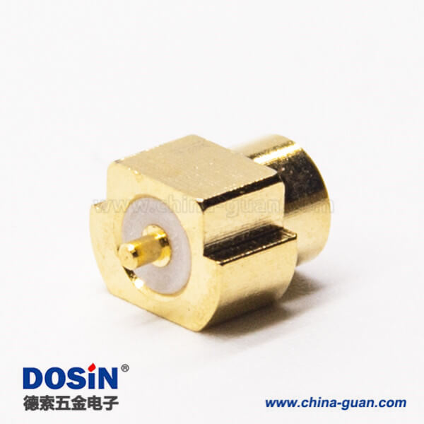 mcx同軸連接器直式180度母頭沉板式接PCB板鍍金 mcx同軸連接器直式180度母頭沉板式接PCB板鍍金
