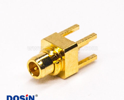 mmcx直式180度公頭連接器插板式接PCB板