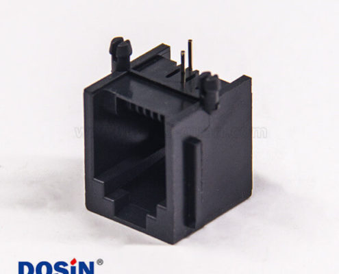 rj11網(wǎng)絡(luò)接口全塑插座彎角直插式6p2c非屏蔽