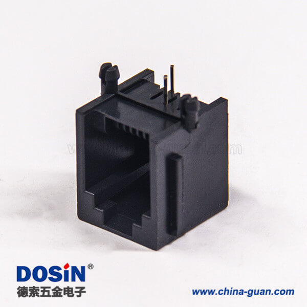 rj11網(wǎng)絡(luò)接口全塑插座彎角直插式6p2c非屏蔽