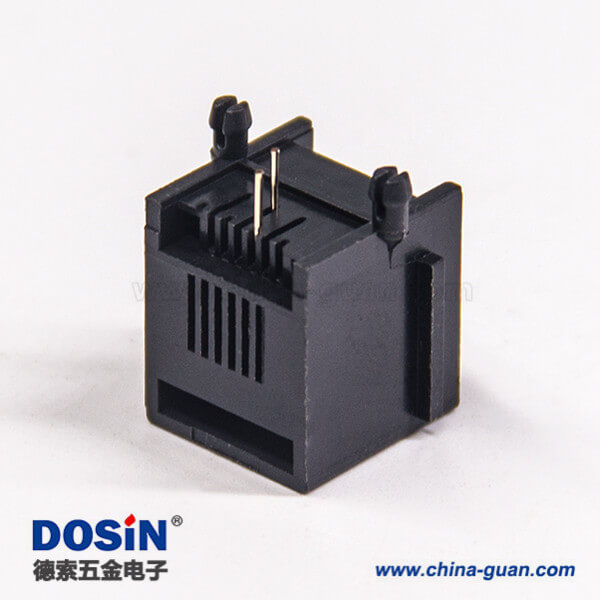 rj11網(wǎng)絡(luò)接口全塑插座彎角直插式6p2c非屏蔽 rj11網(wǎng)絡(luò)接口全塑插座彎角直插式6p2c非屏蔽