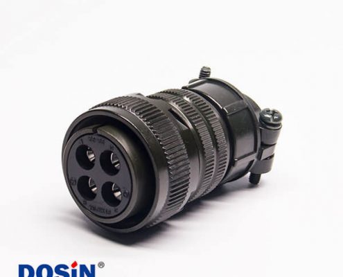 汽車(chē)動(dòng)力接頭連接器MS3106A22-22S直式4芯大電流航空插頭