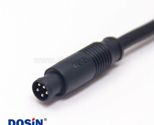 m8直通快插接頭電纜5芯公轉(zhuǎn)母