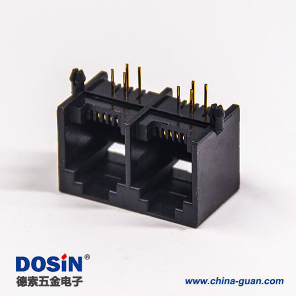 rj9接口模塊化網(wǎng)絡(luò)座子4p4c雙端口彎角直插式非屏蔽插座 rj9接口模塊化網(wǎng)絡(luò)座子4p4c雙端口彎角直插式非屏蔽插座