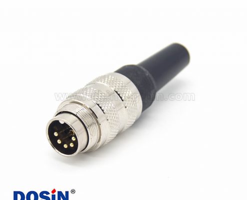 對(duì)接電纜 M16 5芯直式接線(xiàn)公插頭