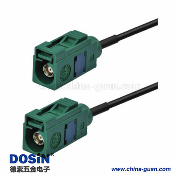 汽車(chē)收音機(jī)天線延長(zhǎng)線直式Fakra E型母轉(zhuǎn)母連接器接線20英尺 汽車(chē)收音機(jī)天線延長(zhǎng)線直式Fakra E型母轉(zhuǎn)母連接器接線20英尺