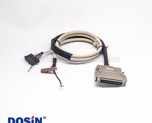 50針SCSI接頭HPCN型公轉(zhuǎn)端子線電腦線組裝式