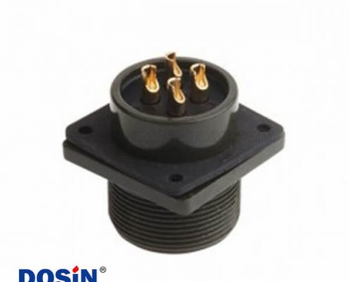 MS3102A20-4P 4芯動力4孔法蘭插座