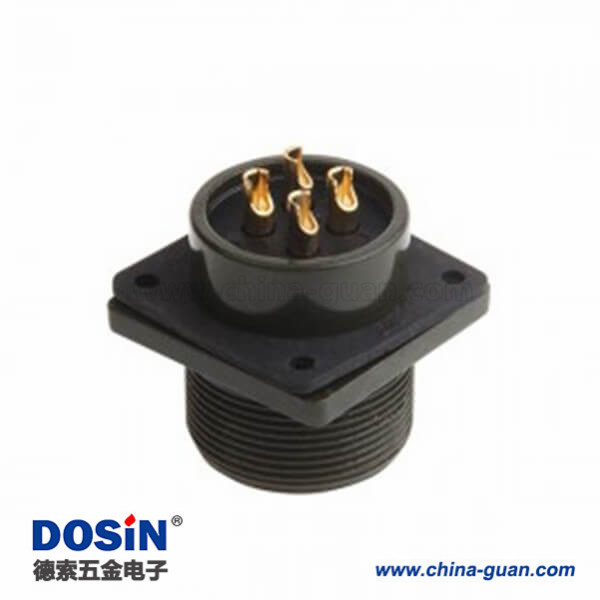 MS3102A20-4P 4芯動(dòng)力4孔法蘭插座 MS3102A20-4P 4芯動(dòng)力4孔法蘭插座