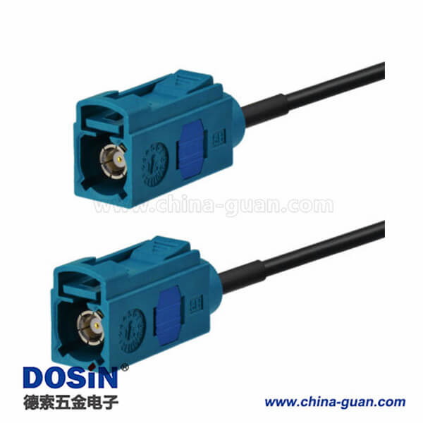 Fakra塑膠外殼汽車天線Fakra Z母對母接線50厘米 Fakra塑膠外殼汽車天線Fakra Z母對母接線50厘米