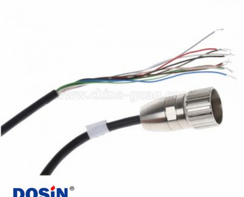 M23組裝線材12芯母插頭延展線18AWG 50CM