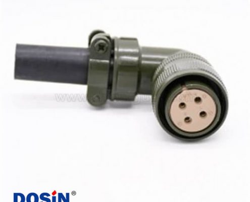 彎式MS3108A20-4S 4芯機(jī)器人手臂插頭