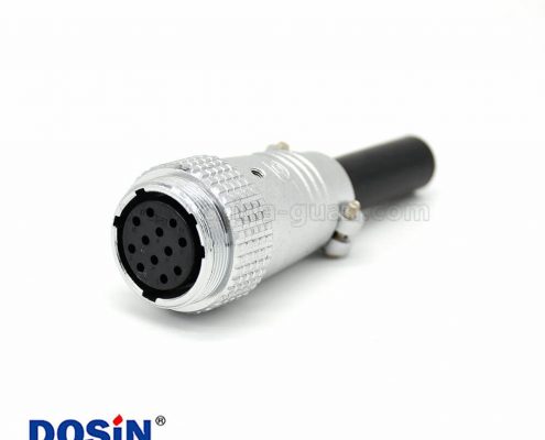 插頭母座P24 12芯直式航空連接器接線安裝