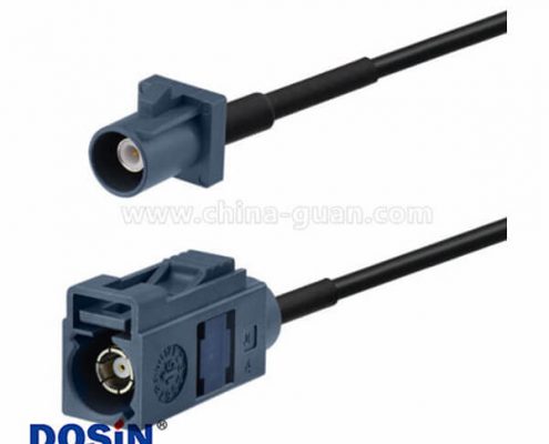 汽車遙控天線延長線Fakra G型直式公轉(zhuǎn)母灰色接線1米