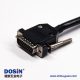 D-SUB接口26芯直公頭轉(zhuǎn)SCSI HPCN型50芯公頭直式線束1米