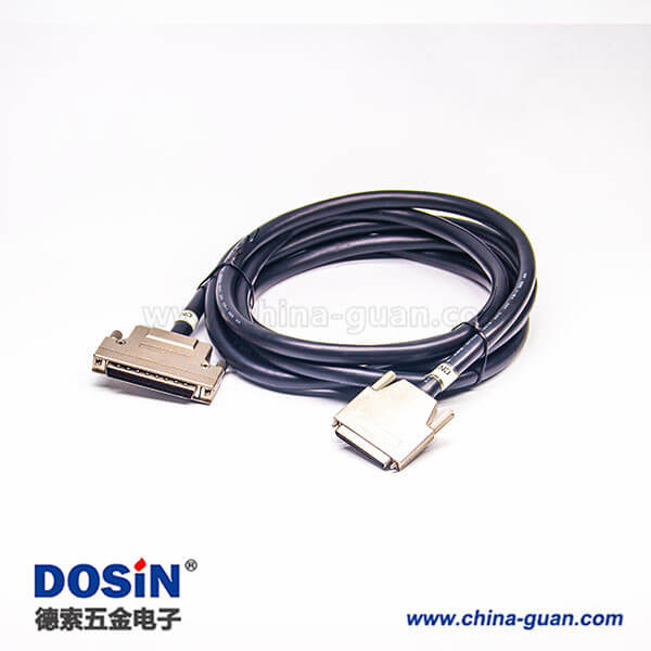 SCSI68接口HPDB型68芯公轉(zhuǎn)VHDCI 68P芯組裝式線