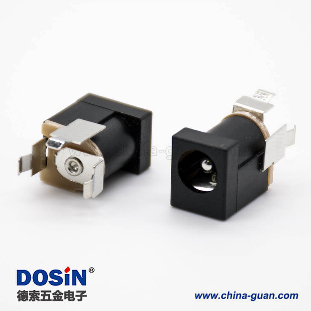 立式DC插座插孔貼片焊接直式公頭不帶屏蔽5.5*2.0mm電源連接器 立式DC插座插孔貼片焊接直式公頭不帶屏蔽5.5*2.0mm電源連接器