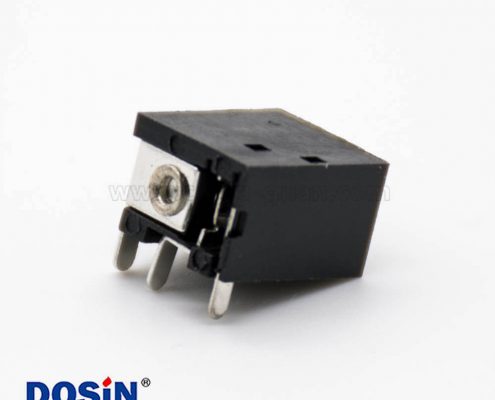 直流電源座公頭插孔貼片焊接彎式不帶屏蔽DC插座