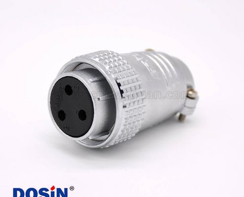 連接器P28 3芯母頭插頭直式接線安裝