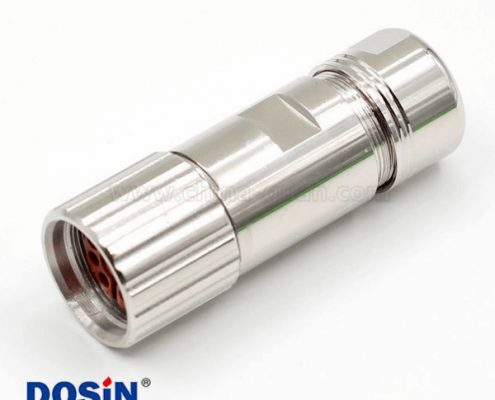 安費(fèi)洛M23連接器12芯母插頭接線式工業(yè)機(jī)器人專業(yè)