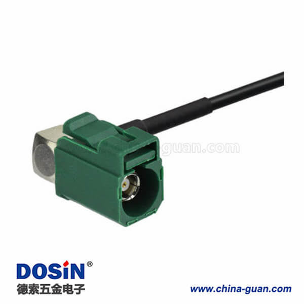 Fakra彎頭E型母頭轉(zhuǎn)RCA母頭連接器線材用于汽車倒車后視鏡15厘米 Fakra彎頭E型母頭轉(zhuǎn)RCA母頭連接器線材用于汽車倒車后視鏡15厘米