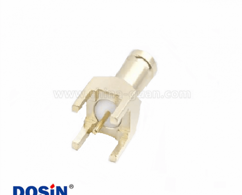 1.0 / 2.3連接器PCB安裝直75Ω插座焊接端接標(biāo)準(zhǔn)6GHz鍍金