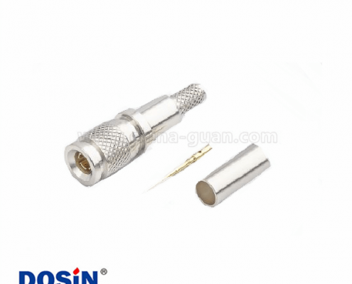 1.0 / 2.3連接器插頭壓接直75Ω端接電纜安裝標(biāo)準(zhǔn)6GHz鍍鎳