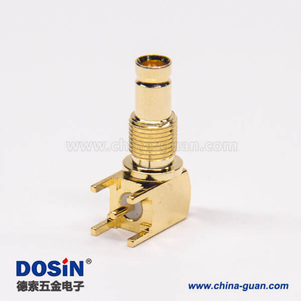 din f型連接器插PCB板穿孔式90度母頭鍍金穿墻式面板安裝 din f型連接器插PCB板穿孔式90度母頭鍍金穿墻式面板安裝