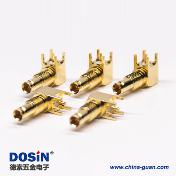 din f型連接器插PCB板穿孔式90度母頭鍍金穿墻式面板安裝 din f型連接器插PCB板穿孔式90度母頭鍍金穿墻式面板安裝