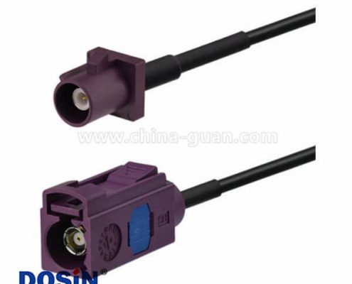 公轉(zhuǎn)母Fakra D型直式4G LTE 3G UMTS GSM車載天線連接器延長線2米