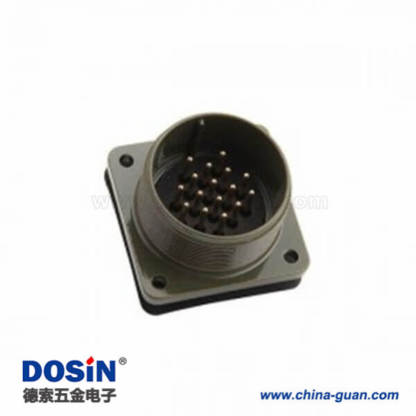 16芯工防航空插頭插座MS3102A24-5P 16芯工防航空插頭插座MS3102A24-5P