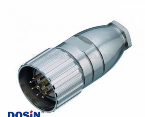 M23航空插頭9芯焊線式公插頭