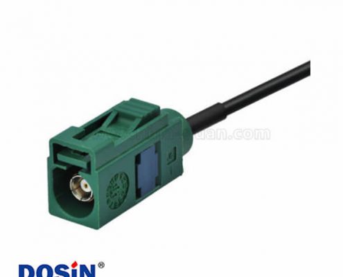 Fakra連接頭E型直式母轉(zhuǎn)母汽車汽車立體聲FM AM收音機(jī)天線1米