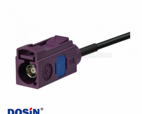 汽車通信Fakra天線延長電纜5m用于奧迪A4 S4 A6 S6 A3 Q5 Q3 Q7