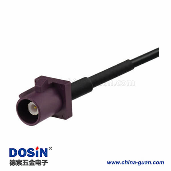 汽車連接器 Fakra-d汽車遠程資訊處理天線直式接線5米 汽車連接器 Fakra-d汽車遠程資訊處理天線直式接線5米