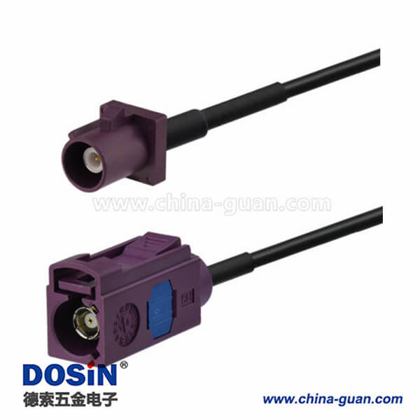 汽車連接器 Fakra-d汽車遠程資訊處理天線直式接線5米 汽車連接器 Fakra-d汽車遠程資訊處理天線直式接線5米