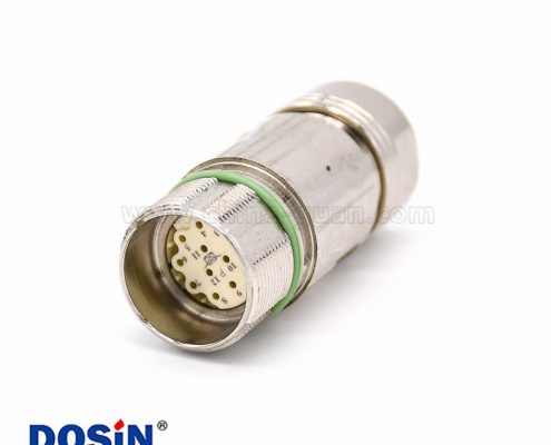 12芯對(duì)接頭 M623 直式接線母頭連接器