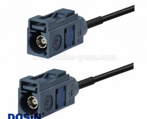 Fakra-G連接器母轉(zhuǎn)母直式灰色汽車天線5米