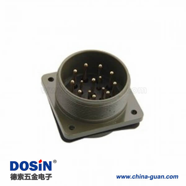 14P連接器MS3102A28-20P方形插座航空插頭