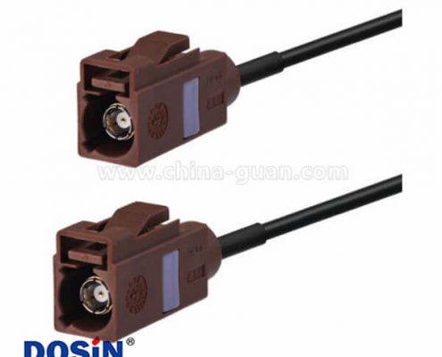 Fakra 線F型棕色母轉(zhuǎn)母直式車載天線延長(zhǎng)線20英尺