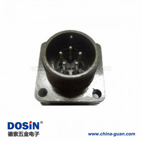 MS5015工防 MS3102A14S-5P 5芯公針航空插座 MS5015工防 MS3102A14S-5P 5芯公針航空插座