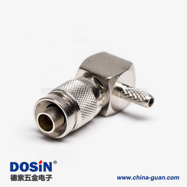 din接口彎式公頭壓接連接器接RG179 din接口彎式公頭壓接連接器接RG179