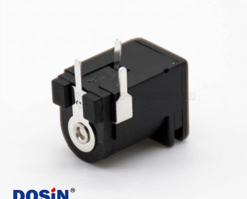 充電器DC電源插座插孔貼片公頭焊接彎式不帶屏蔽5.5*2.5mm連接器