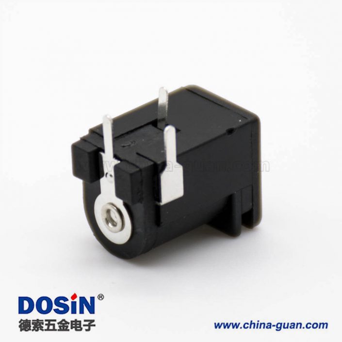 充電器DC電源插座插孔貼片公頭焊接彎式不帶屏蔽5.5*2.5mm連接器