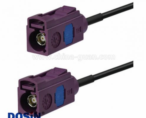 Fakra-D型接口車載4G LTE 3G UMTS GSM母轉(zhuǎn)母直式連接器延長(zhǎng)線1米