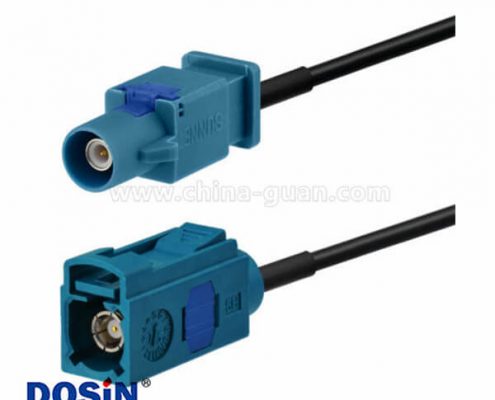 Fakra 公母車頭GPS天線Fakra Z母頭對公頭接線 1米