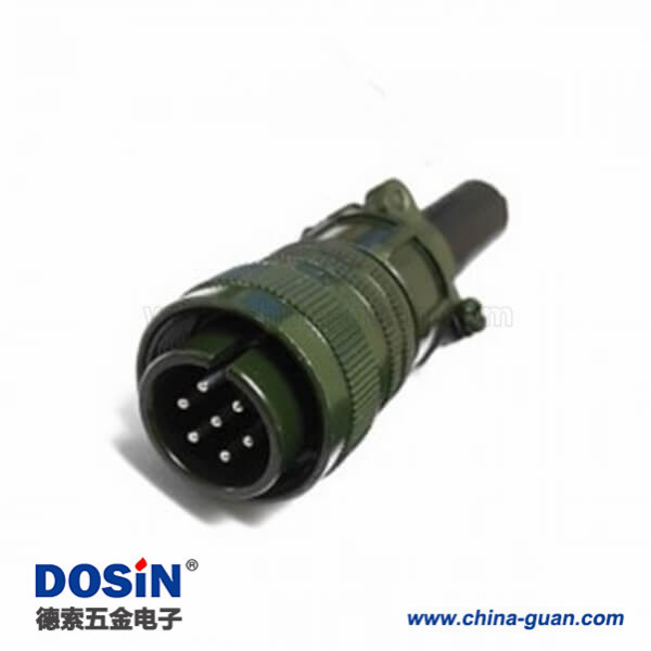 航空插頭 7芯 MS3106A16S-1P 插頭 工防伺服電機連接器7針 航空插頭 7芯 MS3106A16S-1P 插頭 工防伺服電機連接器7針