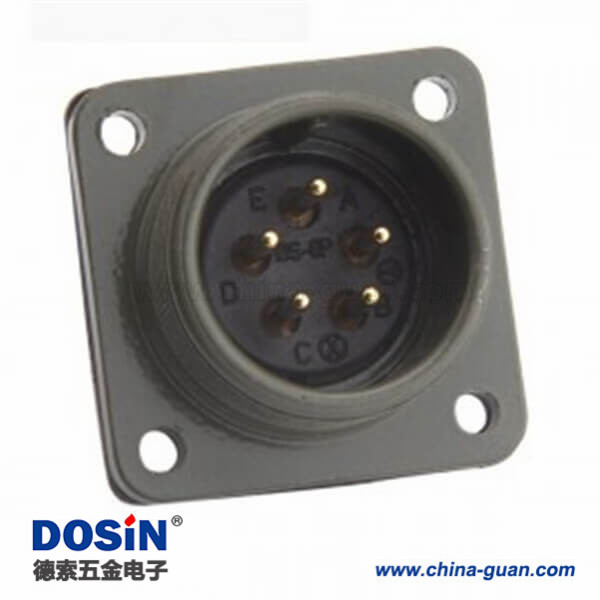 電子元器件MS3102A16S-8P直頭5芯配套連接器航空插座 電子元器件MS3102A16S-8P直頭5芯配套連接器航空插座